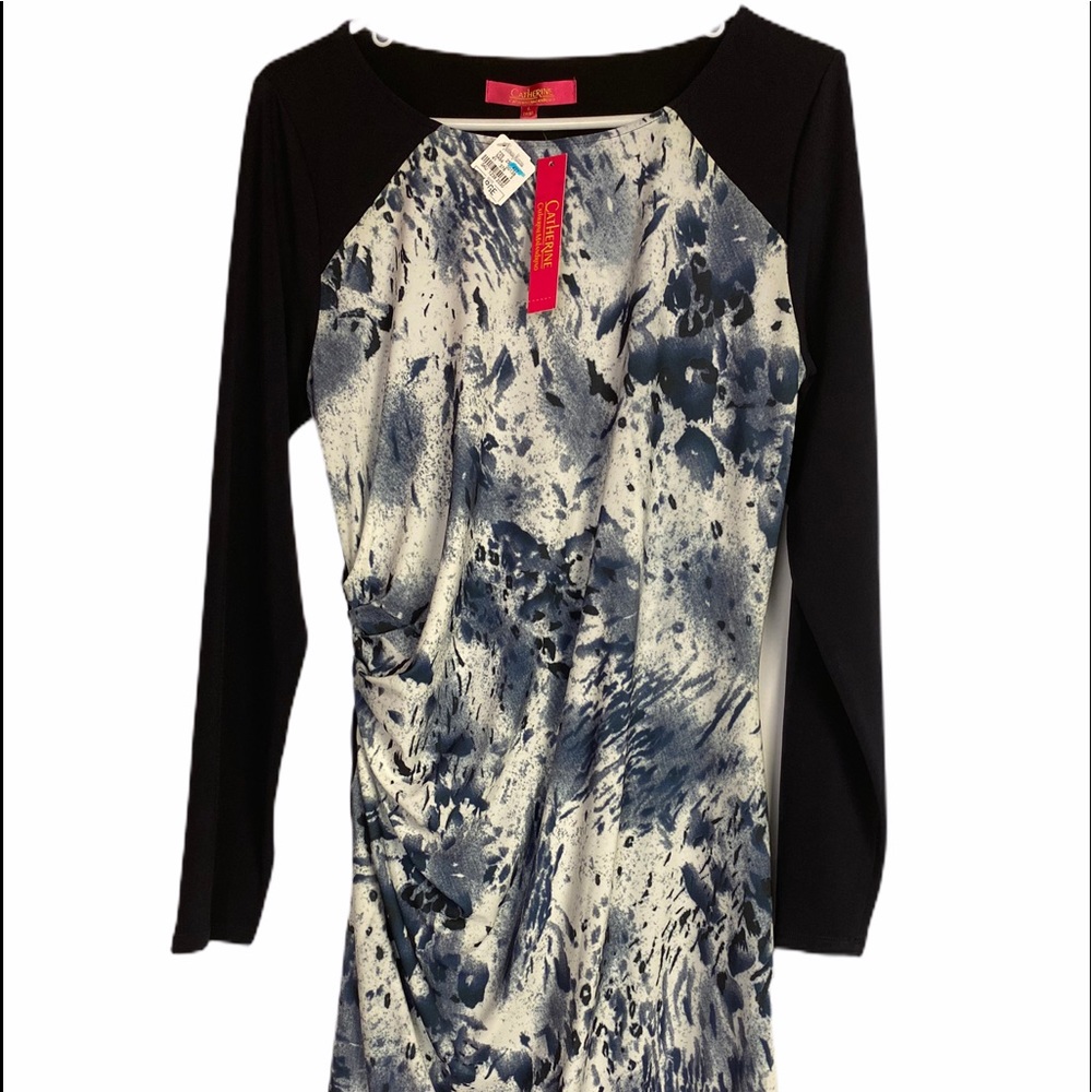 NWT Catherine Maladrino long sleeve Dress L